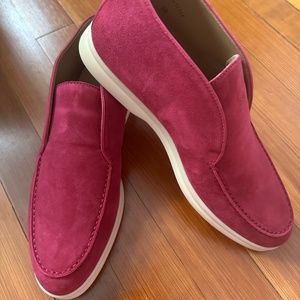 Loro Piana Polacchino Donna Open WalkSuede